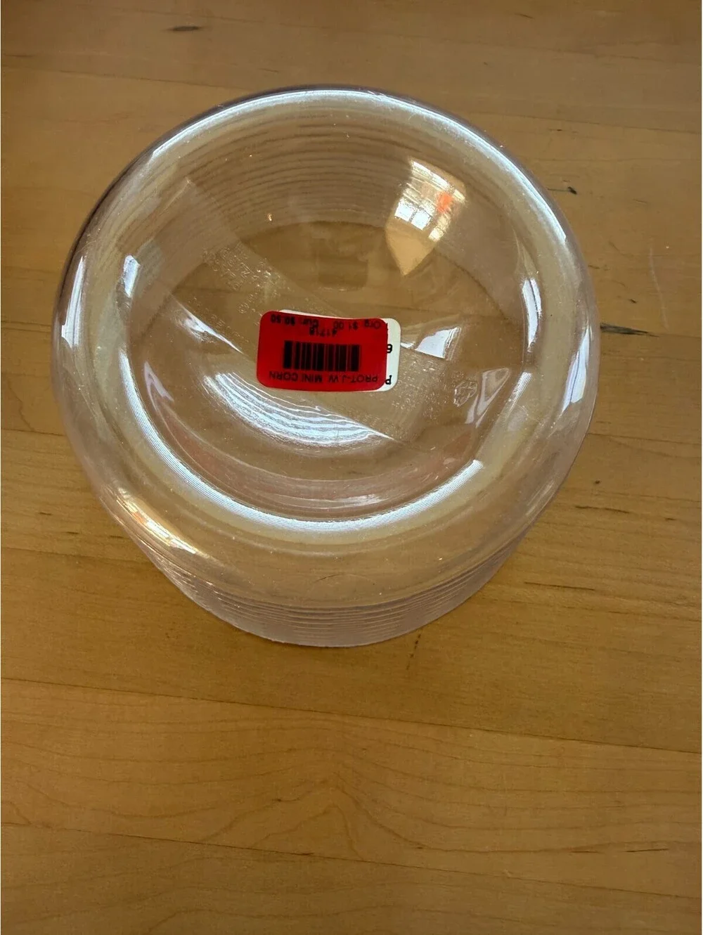 Longaberger Basket Clear Plastic Protector #41718 JW Mini Corn 5.75